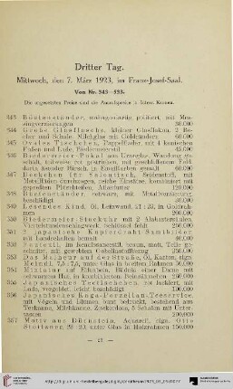 Dritter Tag (Nr. 343-533)