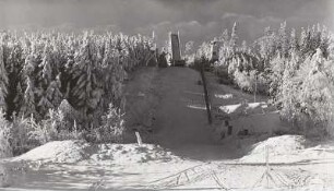 Altenberg, Sachsenschanze am Geisingberg, Ansicht von unten
