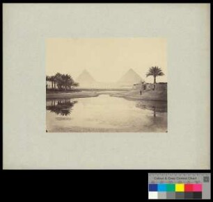 Cheops-Pyramide . Pyramide des Königs Chefren