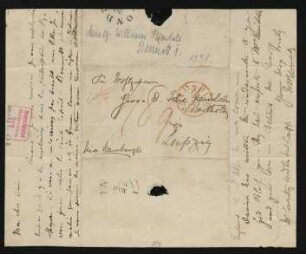 Brief an Felix Mendelssohn Bartholdy : 30.03.1838