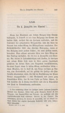 369-378 Die h. Franziska von Chantal