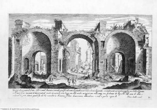 Vestigi delle antichità di Roma, Tivoli, Pozzuolo e altri luochi, Tafel 19: Vestigij duna parte di dentro ...