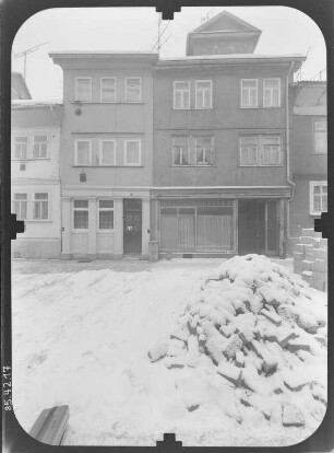 Arnstadt, Zimmerstraße 7/5. Wohnhäuser. Straßenfront