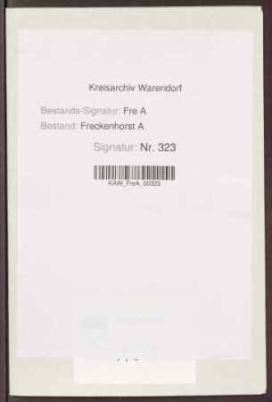 Armenarchive und Pfarrarchive