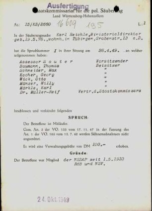 Reichle, Karl