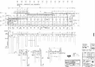 Stuttgart Hbf: Empfangsgebäude BASA-Gebäude Schalplan Bodenplatte Fundamente