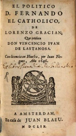 El politico D. Fernando el Catholico