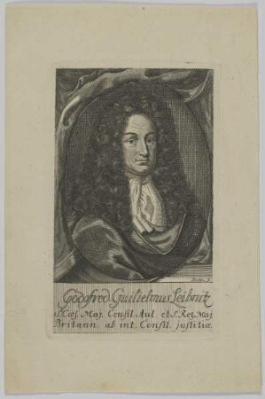 Bildnis des Godofred Guilielmus Leibnitz