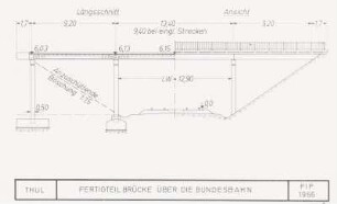 Fertigteilbrücken, Deutsche Bundsbahn