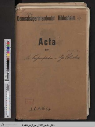 Groß Solschen: Visitationsakten