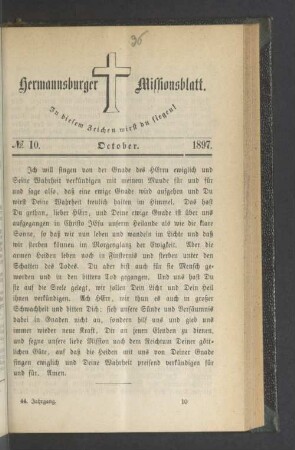 N° 10. October. 1897