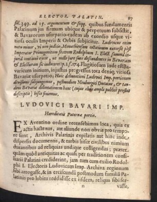 Ludovici Bavari Imp.