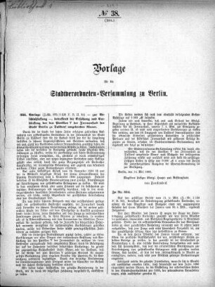 No. 38 (334), 18. Mai 1885