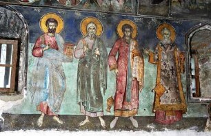 Apostel Markus, Apostel Andreas, Heiliger Stephanos und Heiliger Athanasios