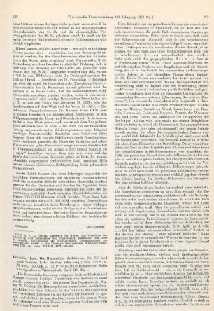 289-291 [Rezension] Eckstein, Hans, Die romanische Architektur