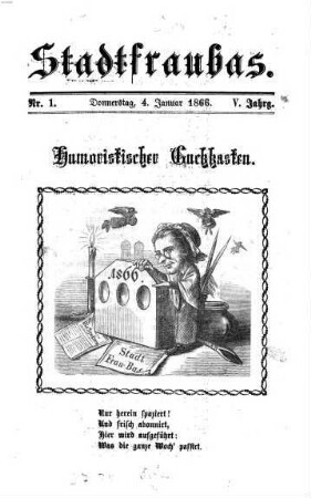 Stadtfraubas. 5, 5. 1866