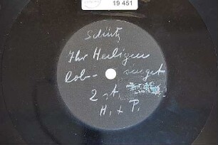 Ihr Heiligen lobsinget / Schütz