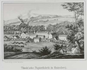 Thode'sche Papierfabrik in Hainsberg