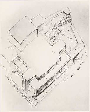 Deutsche Oper, Berlin-Charlottenburg: Foto von Inv.Nr. 35860: Axonometrie