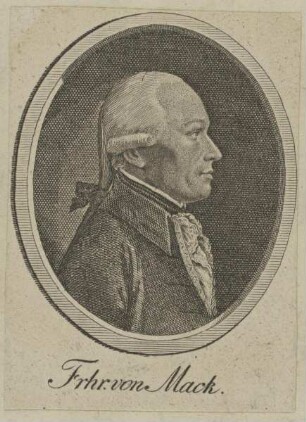 Bildnis von Freiherr von Mack