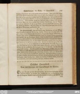 Sechstes Hauptstück. Von Umkehrungen und Auslassungen der Wörter.