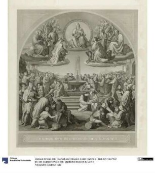 Der Triumph der Religion in den Künsten