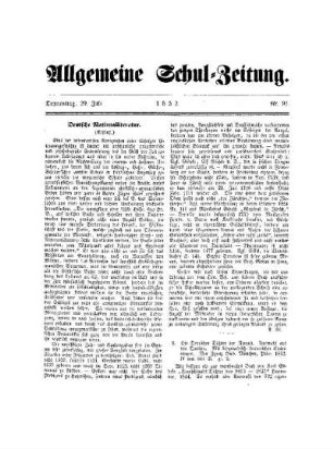 Deutsche Nationalliteratur : (Schluß)