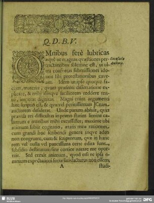 Excusatio Auctoris