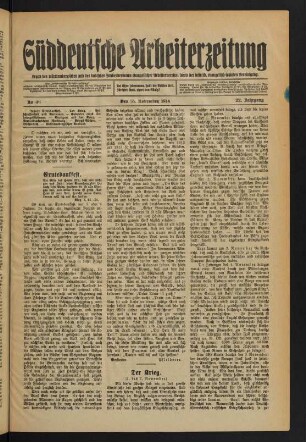 Nr. 46. Den 15. November 1914. - Nr. 50. Den 13. Dezember 1914.
