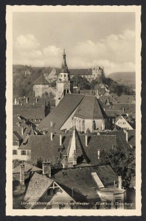 459, Universitätsstadt Tübingen am Neckar - Blick vom Österberg.
