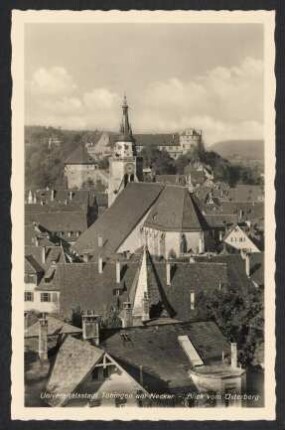 459, Universitätsstadt Tübingen am Neckar - Blick vom Österberg.