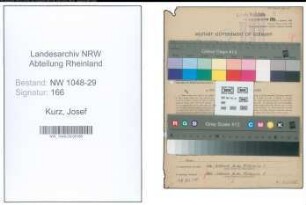 Entnazifizierung Josef Kurz , geb. 07.09.1889 (Beamter)