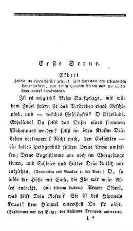 Erste Scene - Fünfte Scene