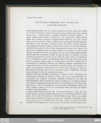 Gerhart Egger, Wien Koptische Wirkerei Mit Figuralen Darstellungen