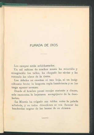 Fumada de Dios