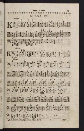 29-44, Organo. Missa IV. - Missa V.