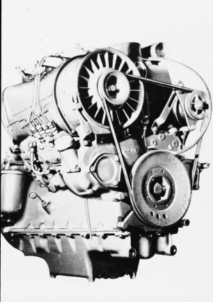 Fotografie: Verbrennungsmotor, Dieselmotor, Kühlung