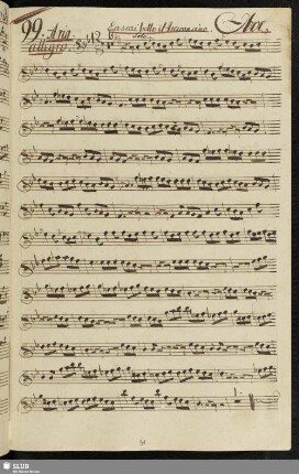 99. Aria: E'assai bello il tresconcino / Rutini, G.M.