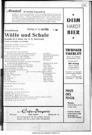 Wölfe und Schafe