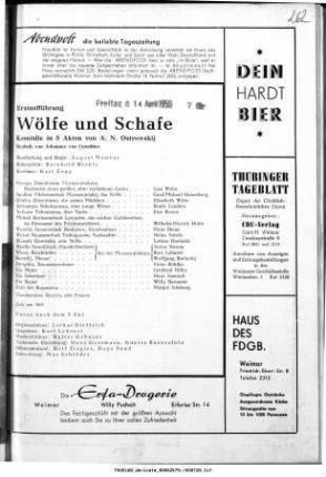 Wölfe und Schafe