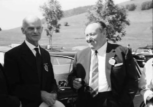 Bernau: Prof. Schnarrenberger und Oberbürgermeister Klotz, Karlsruhe