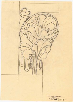Stiftskirche, Marienborn Umbau: Orgel: gedrehte Säulen des Gehäuses, Ornamentdetails