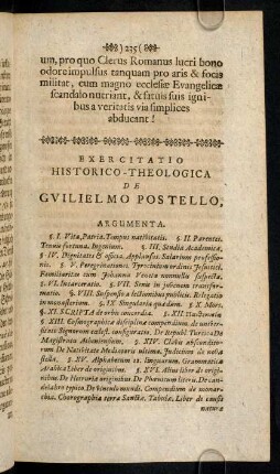 235-236, Argumenta