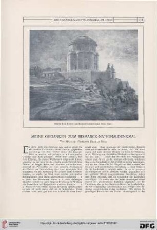 Meine Gedanken zum Bismarck-Nationaldenkmal