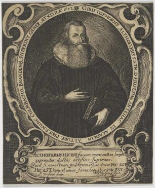 Bildnis des Christophorus Althoferus