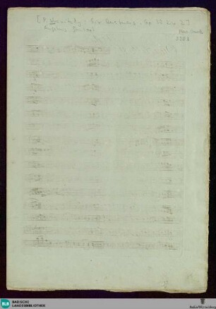 2: Six Quatuors pour deux violons, alte & violoncello : Oeuvre 32. Livre [hs.: 1 u. 2]
