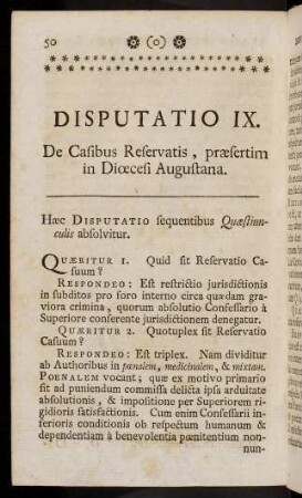 50-71, Quaestiuncula 1. - Quaestiuncula 9.