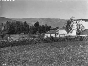 Die Sierra de Cebollera : Blick vom Dorf Sotillo del Rincón auf die Sierra de Cebollera