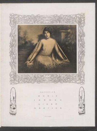 [Fotografía de] Señorita Carmen Viera Martins