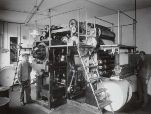 Bautzen, Druckerei "Bautzener Tageblatt", Rotationsdruckmaschine